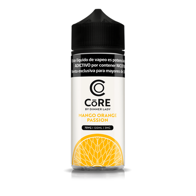 ESENCIA CORE MANGO ORANGE PASSION 3MG 120ML -DINNER LADY (DS)