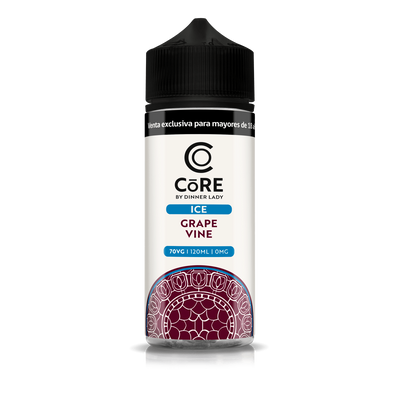 ESENCIA CORE ICE GRAPE VINE 0MG 120ML -DINNER LADY (DS)