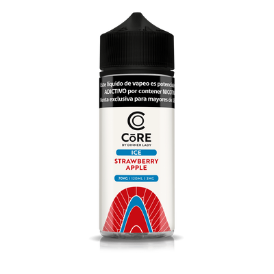 ESENCIA CORE ICE STRAWBERRY APPLE 3MG 120ML -DINNER LADY (DS)