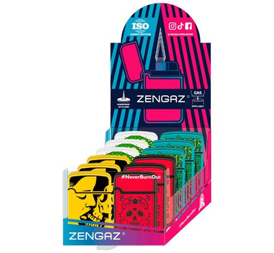 ENCENDEDOR ZL SKULLS 12UD- ZENGAZ (DS)