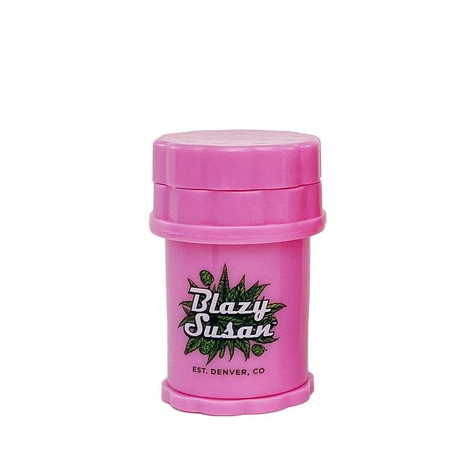 HERB SAVER GRINDER PINK 1UN -BLAZY SUSAN (DS)