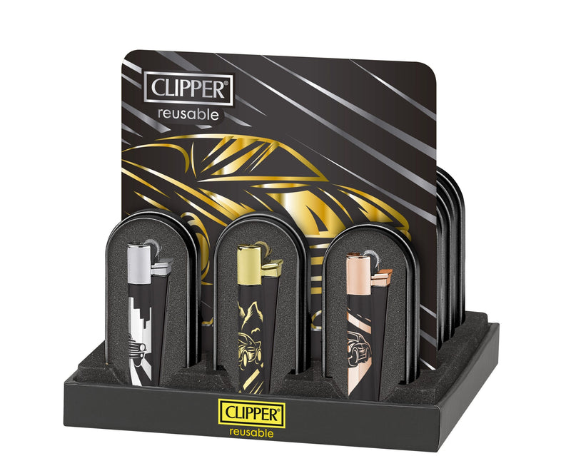 ENCENDEDOR METÁLICO CLASSIC CARS 12U-CLIPPER