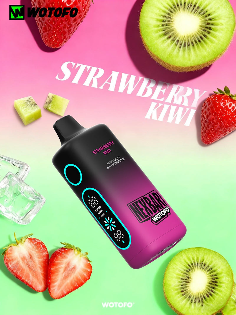 VAPORIZADOR NEXBAR 25000 STRAWBERRY KIWI-WOTOFO (DS)