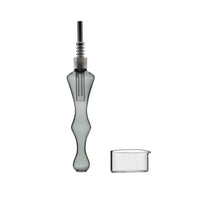 NECTAR COLLECTOR OBELISK CLEAR BLACK-BONGLAB (DS)
