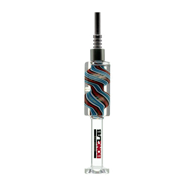 NECTAR COLLECTOR SLIM RED/BLUE - BONGLAB (DS)