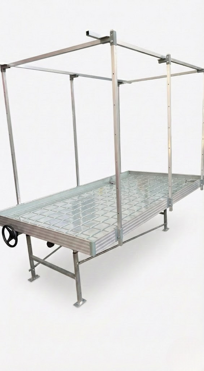 MESA DE CULTIVO CON BANDEJA DESLIZABLE 120X240-KASVI (DS)