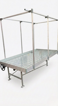 MESA DE CULTIVO CON BANDEJA DESLIZABLE 120X240-KASVI (DS)