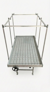MESA DE CULTIVO CON BANDEJA DESLIZABLE 120X240-KASVI (DS)