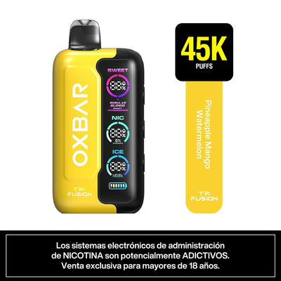 VAPORIZADOR TRIFUSION 45K PINEAPPLE MANGO WATERMELON-OXBAR (DS)