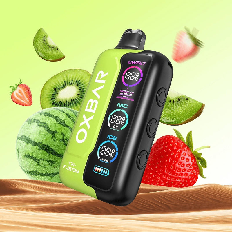 VAPORIZADOR TRIFUSION 45K STRAWBERRY KIWI WATERMELON-OXBAR