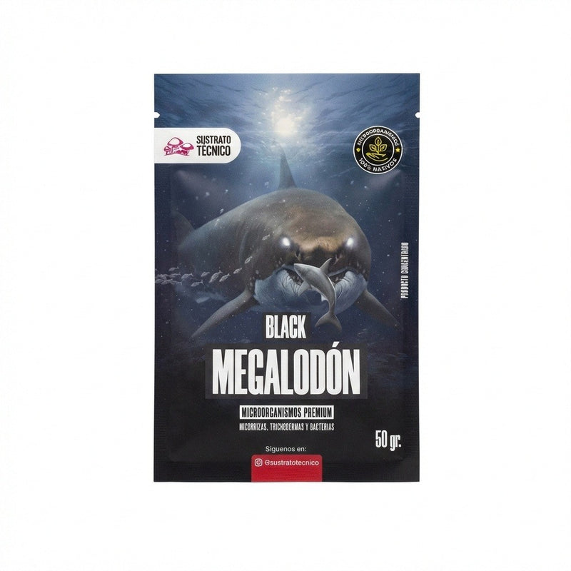 BLACK MEGALODON 50G-SUSTRATO TECNICO