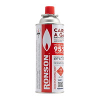 GAS BUTANO/PROPANO ALTA PUREZA (EXTRACCIONES BHO) 400ML-RONSON (DS)
