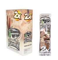 PLATINIUM X 2 SABOR COOKIES AND CREAM 25U-BLUNT WRAP (DS)
