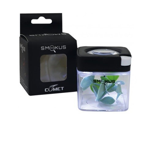 CONTENEDOR HERMETICO CON LUPA COMET NEGRO-SMOKUS FOCUS (DS)