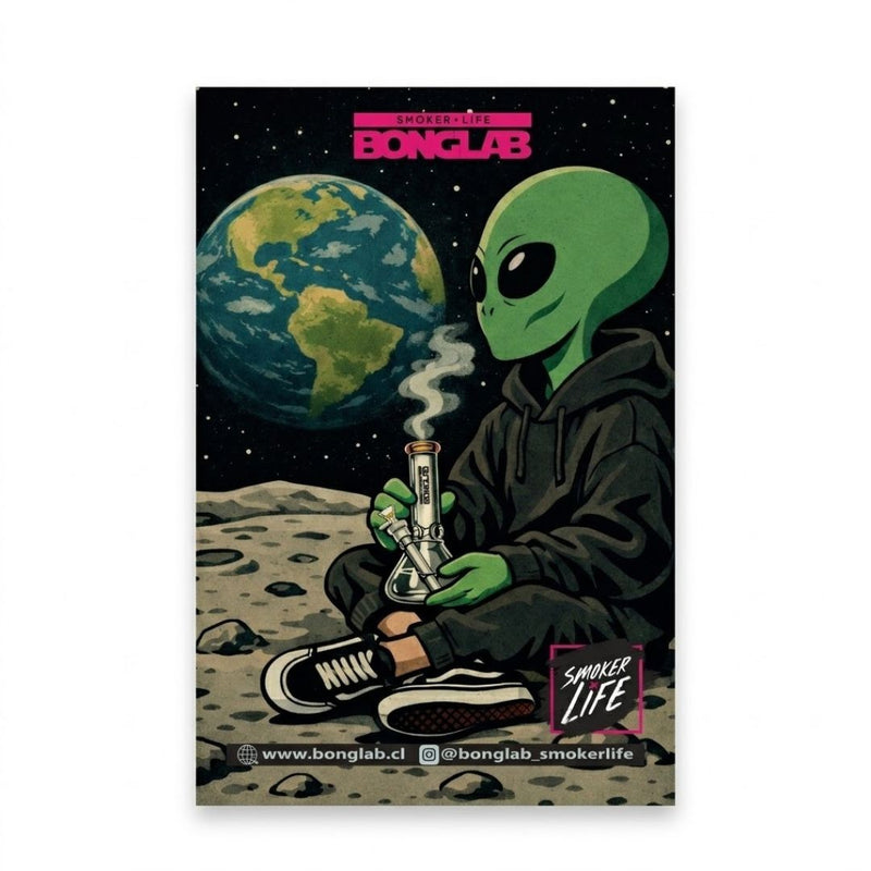 FLYER BOQUILLA ALIEN MOON X5 U BONGLAB-MERCHANDISE (DS)