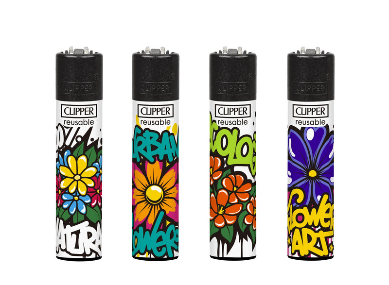 ENCENDEDOR DISPLAY CLASICO URBAN FLOWERS 24U-CLIPPER (DS)