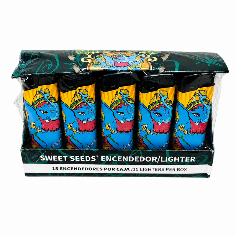 CAJA ENCENDEDOR (15 U) SWEET SEEDS-MERCHANDISE (DS)