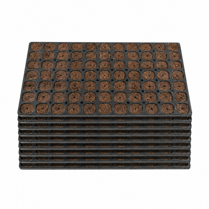 BOX 10 BANDEJAS 77U ROOT PLUG COCO/TURBA - CANNA