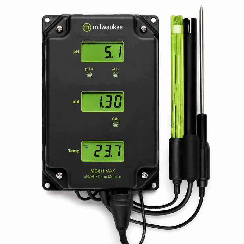 MC811 MEDIDOR DE MONITOREO CONTINUO PH/EC/TEMP-MILWAUKEE (DS)