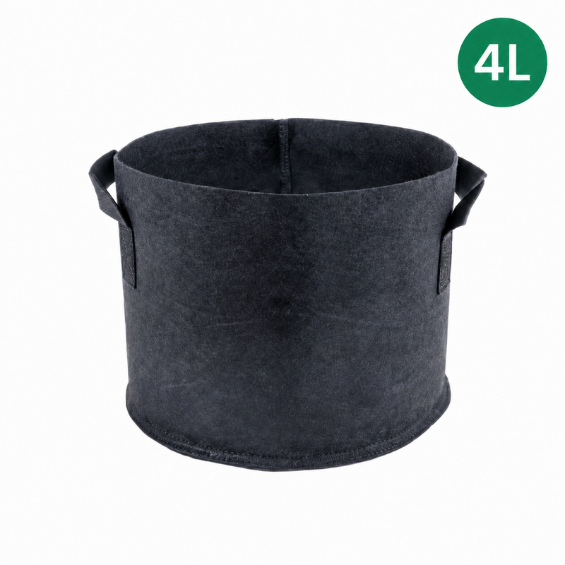 MACETA TEXTIL BLACK 4L - KASVI