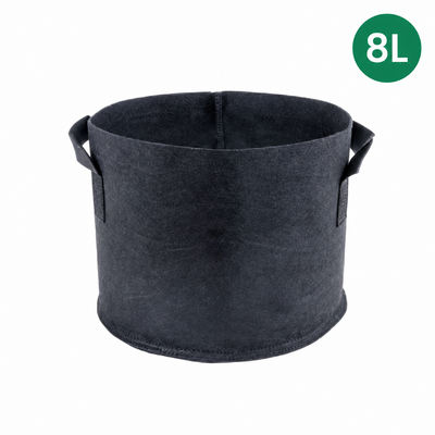 MACETA TEXTIL BLACK 8L - KASVI