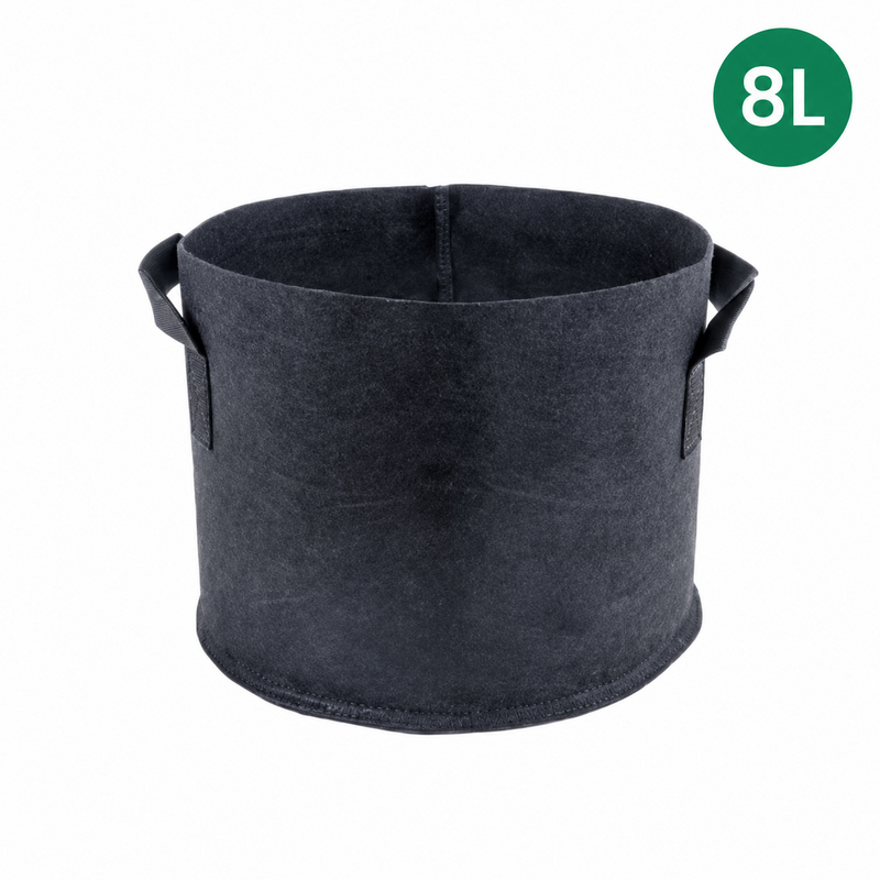 MACETA TEXTIL BLACK 8L - KASVI