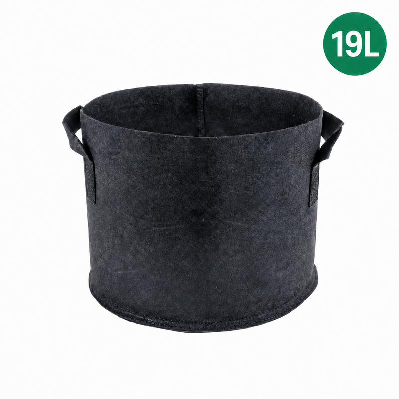 MACETA TEXTIL BLACK 19L - KASVI