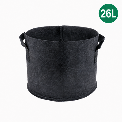 MACETA TEXTIL BLACK 26L - KASVI