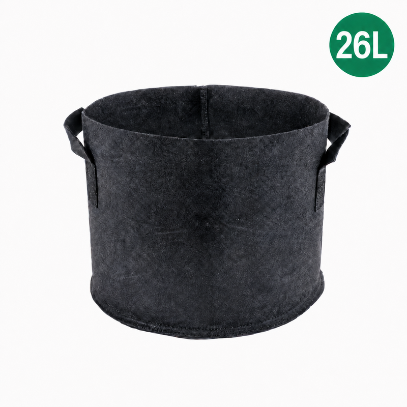 MACETA TEXTIL BLACK 26L - KASVI
