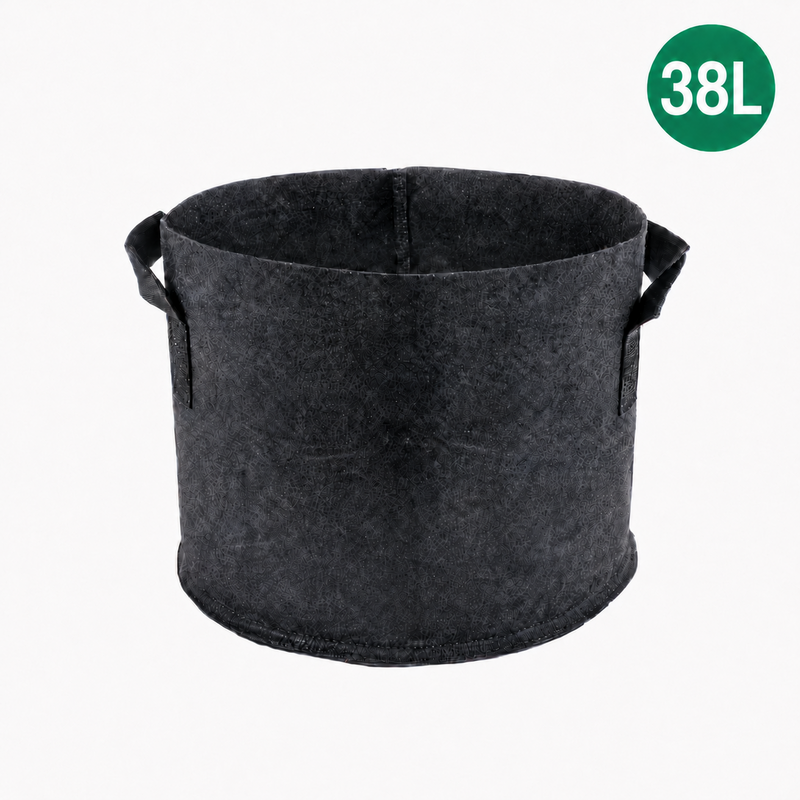 MACETA TEXTIL BLACK 38L - KASVI