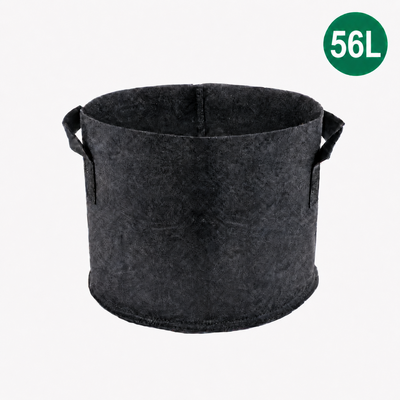 MACETA TEXTIL BLACK 56L - KASVI (DS)