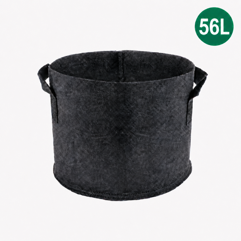 MACETA TEXTIL BLACK 56L - KASVI