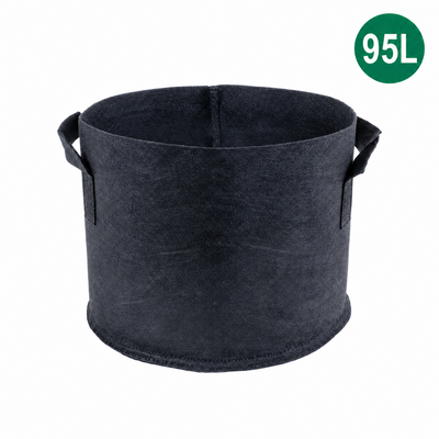 MACETA TEXTIL BLACK 95L - KASVI