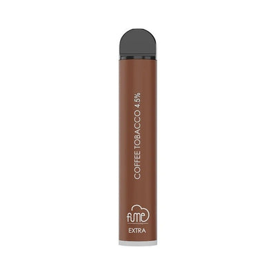 VAPE DESECHABLE EXTRA 1500 PUFFS COFFEE TOBACCO -FUME (DS)