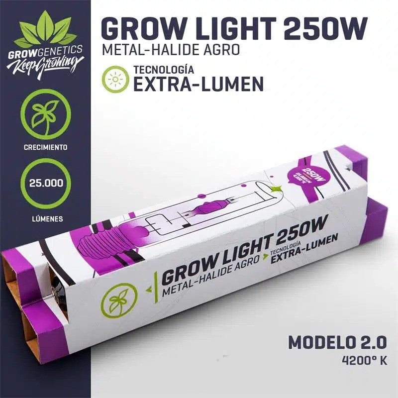 AMPOLLETA HM EXTRA LUMEN 250W-GROW GENETICS