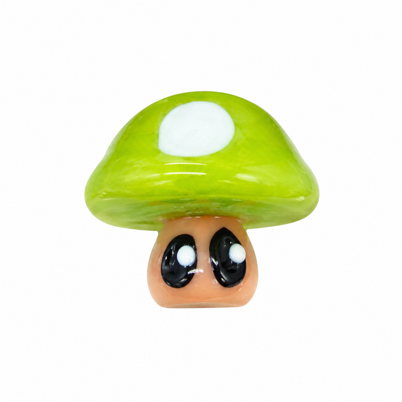 CARB CAP FUNGI COLLECTION LIGHT GREEN- BONGLAB