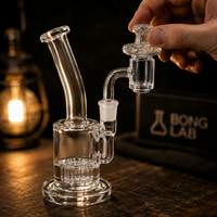 CARB CAP STREAP GLASS - BONGLAB (DS)