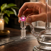 CARB CAP FUNGI COLLECTION PINK - BONGLAB (DS)