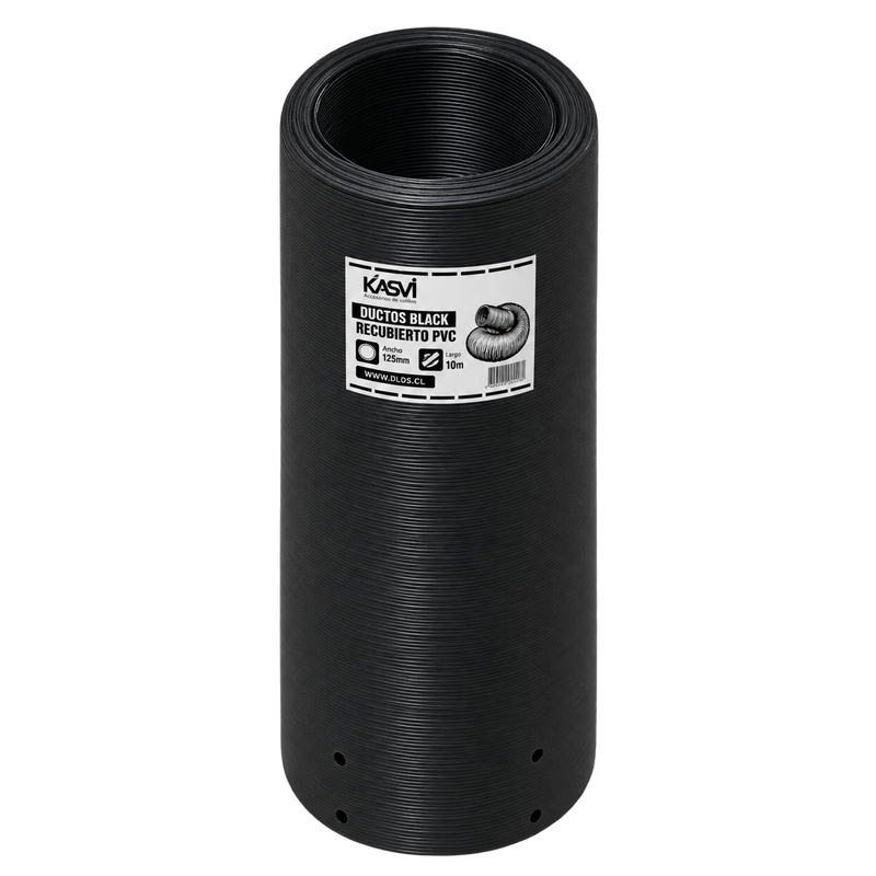DUCTO BLACK (RECUBIERTO PVC) 125MM 10M - KASVI