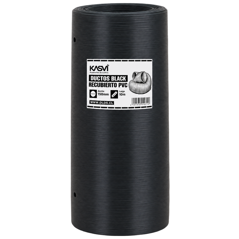 DUCTO BLACK (RECUBIERTO PVC) 150MM 10M - KASVI