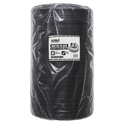 DUCTO BLACK (RECUBIERTO PVC) 200MM 10M - KASVI