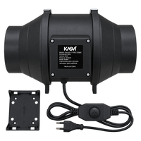 EXTRACTOR TT BLACK PRO 150MM 2 VELOCIDADES 900-1122 M3/H - KASVI (DS)