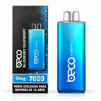 VAPORIZADOR OSENS L BLUEBERRY RASPBERRY 7000 PUFFS 0% NICOTINA - BECO (DS)