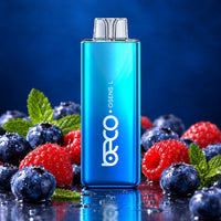 VAPORIZADOR OSENS L BLUEBERRY RASPBERRY 7000 PUFFS 0% NICOTINA - BECO (DS)