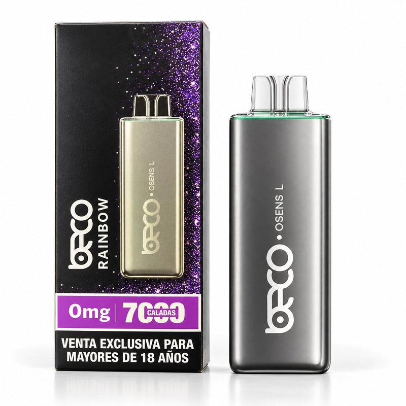 VAPORIZADOR OSENS L RAINBOW X10 7000 PUFFS 0% NICOTINA - BECO (DS)