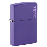 SLIM PURPLE MATTE ZIPPO LOGO-ZIPPO (DS)