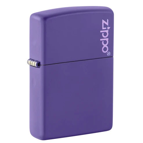 SLIM PURPLE MATTE ZIPPO LOGO-ZIPPO (DS)