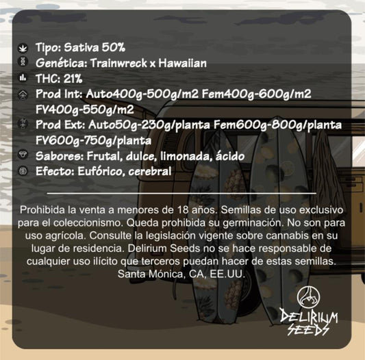 DELIRIUM SEEDS PINEAPPLE RIME LINE 2UDS