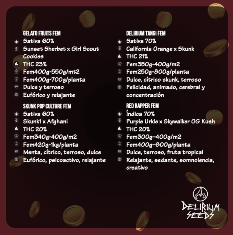 DELIRIUM SEEDS MIX VEGAS RUSH 14UDS