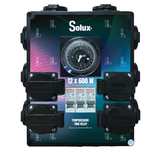TEMPORIZADOR 12X 600W SOLUX